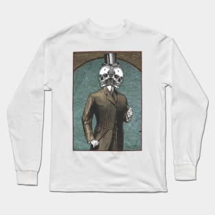 Skull Suit Long Sleeve T-Shirt